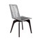 Armen Living Island Outdoor Dark Eucalyptus Wood and Silver Rope Dining Chairs, PK2 LCISSISL - alternate 7